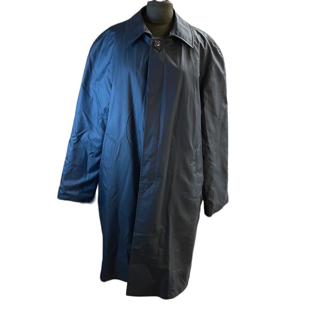 Totes Weather Protectors Men’s Jacket Coat, Size Large, Navy Blue
